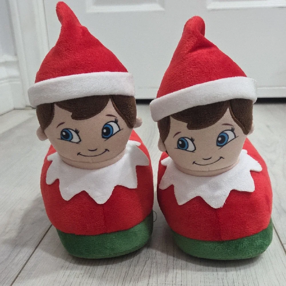 The Elf On The Shelf Plush Slippers